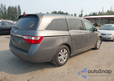 2012 Honda Odyssey Exl из США, поврежденный, VIN 5FNRL5H68CB078276